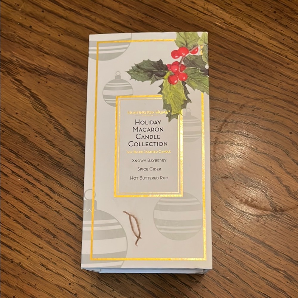Holiday Macaron‎ Candle Collection